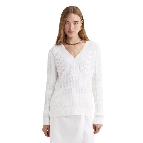 Sportscraft Elka Varsity Cable Sweater